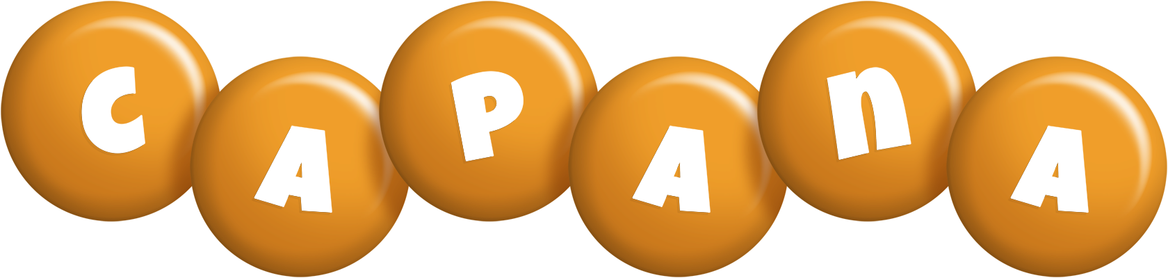 Capana candy-orange logo