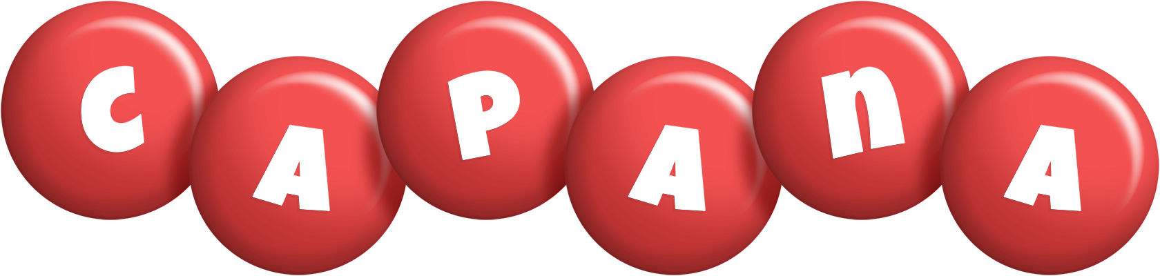 Capana candy-red logo