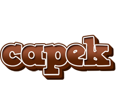 Capek brownie logo