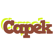 Capek caffeebar logo