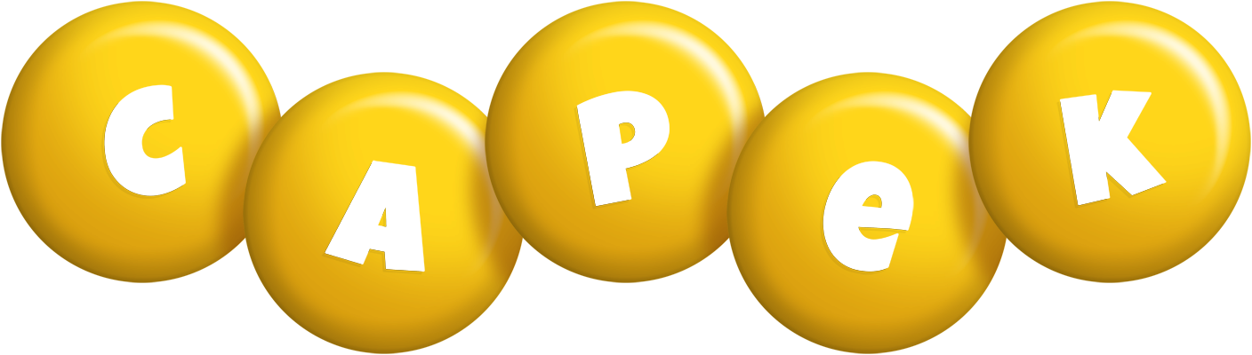 Capek candy-yellow logo