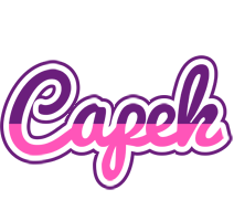 Capek cheerful logo