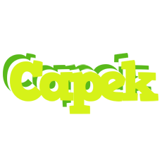 Capek citrus logo