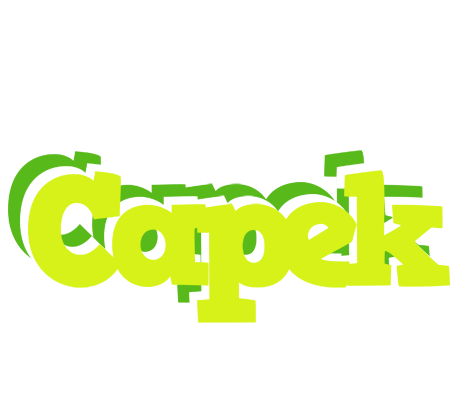 Capek citrus logo