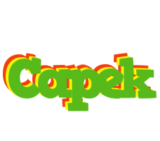 Capek crocodile logo