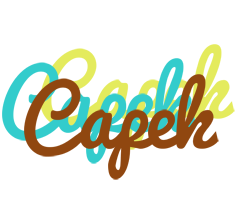 Capek cupcake logo