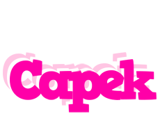 Capek dancing logo