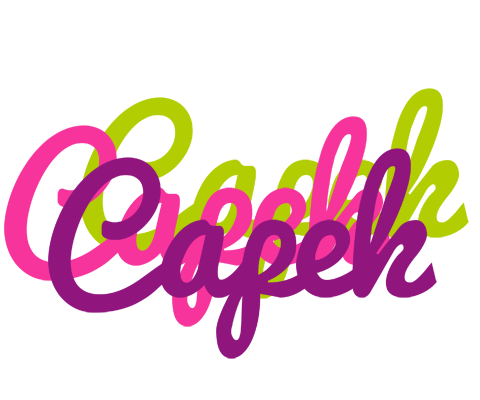 Capek flowers logo