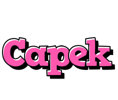 Capek girlish logo