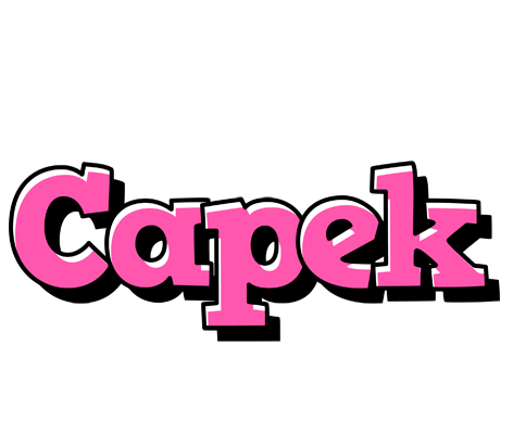 Capek girlish logo
