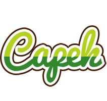 Capek golfing logo