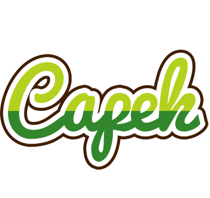 Capek golfing logo