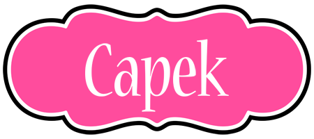 Capek invitation logo