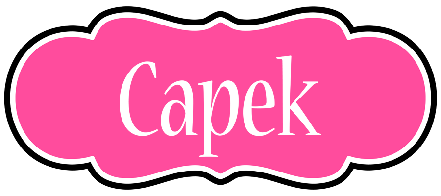 Capek invitation logo