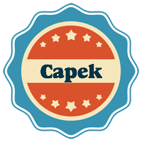 Capek labels logo