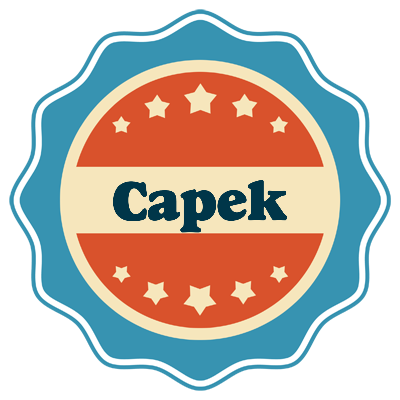 Capek labels logo