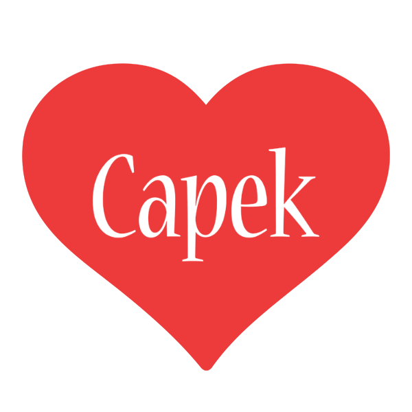 Capek love logo