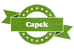 Capek natural logo