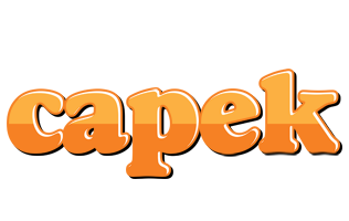 Capek orange logo