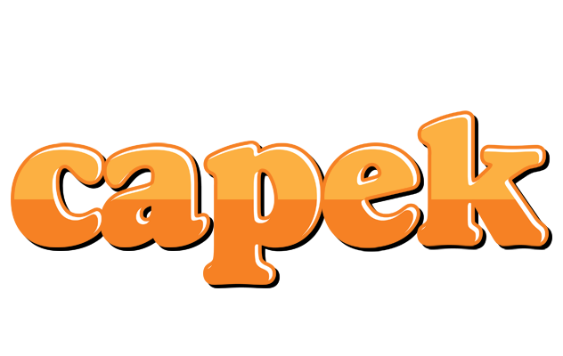 Capek orange logo