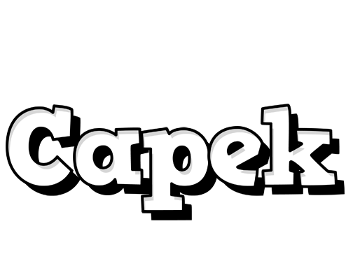 Capek snowing logo