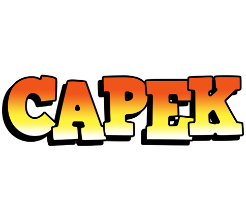 Capek sunset logo