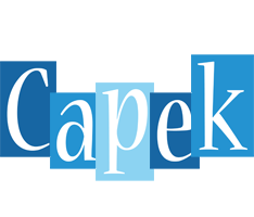 Capek winter logo