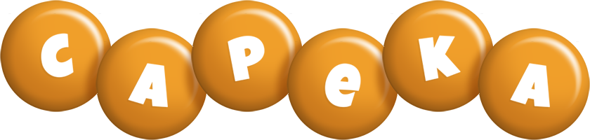Capeka candy-orange logo