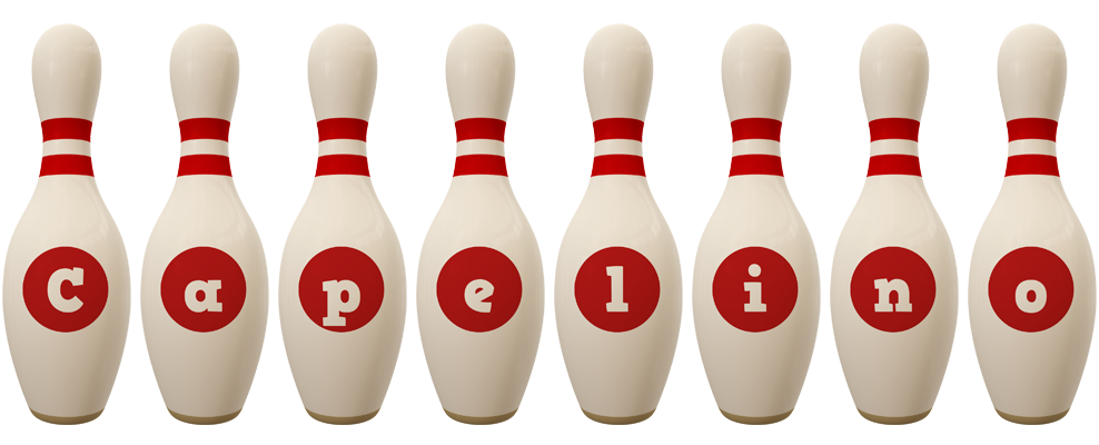 Capelino bowling-pin logo