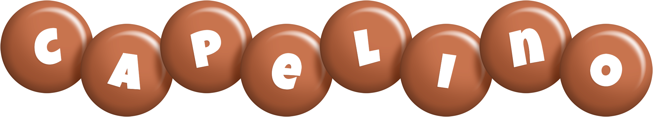 Capelino candy-brown logo