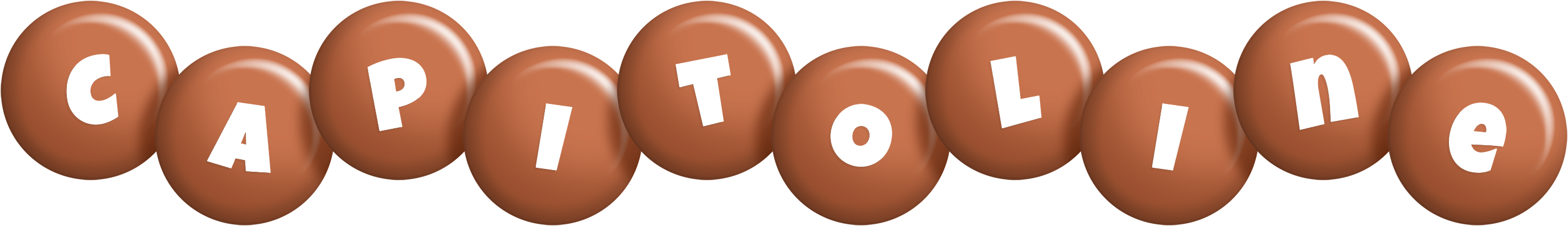 Capitoline candy-brown logo