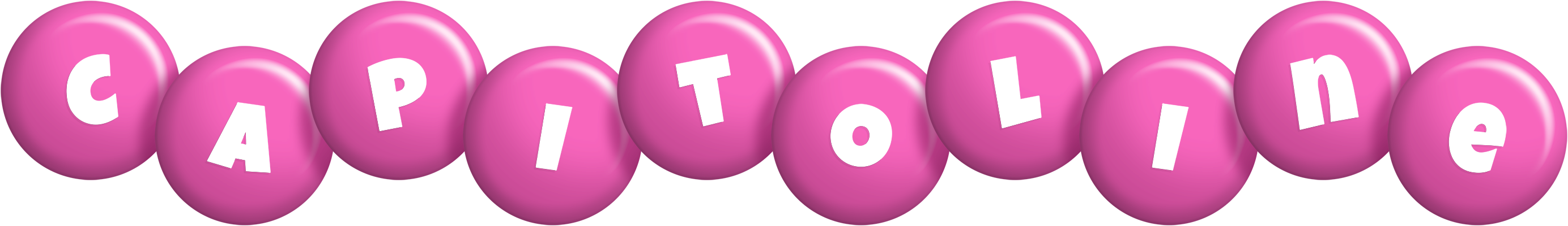 Capitoline candy-pink logo