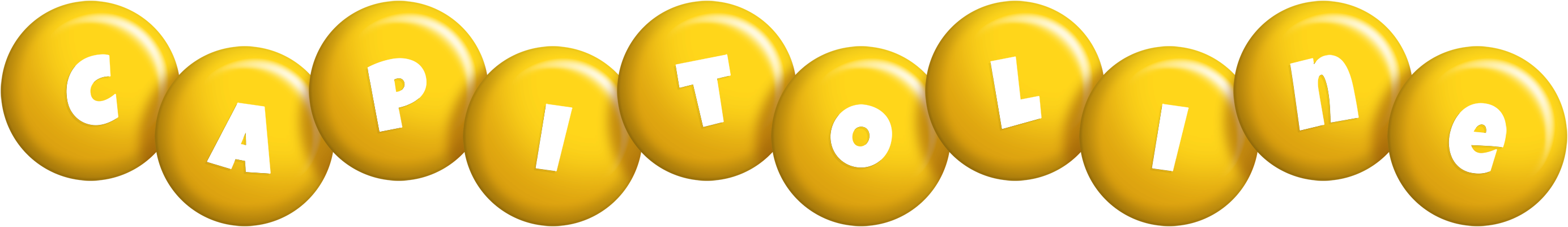 Capitoline candy-yellow logo