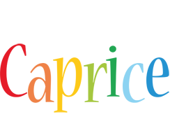 Caprice birthday logo