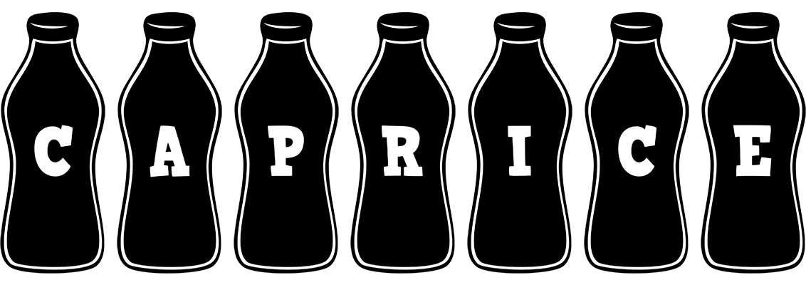 Caprice bottle logo