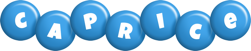 Caprice candy-blue logo