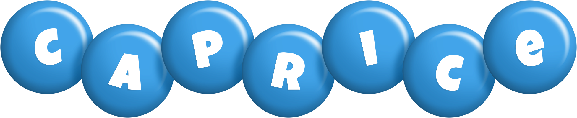 Caprice candy-blue logo