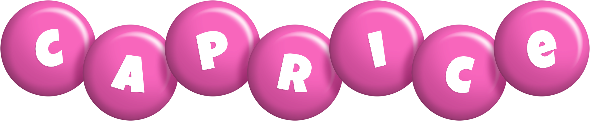 Caprice candy-pink logo