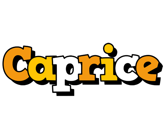 Caprice cartoon logo