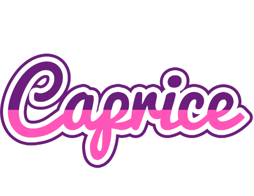 Caprice cheerful logo