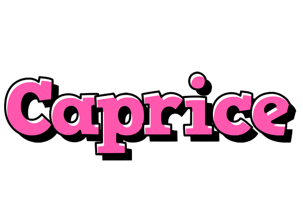 Caprice girlish logo