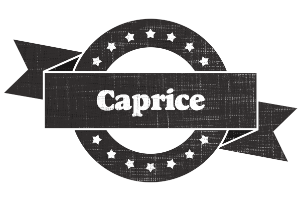 Caprice grunge logo