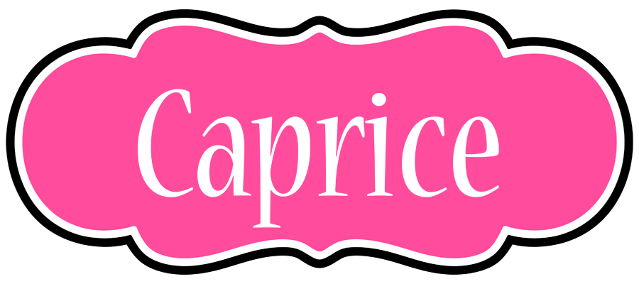 Caprice invitation logo