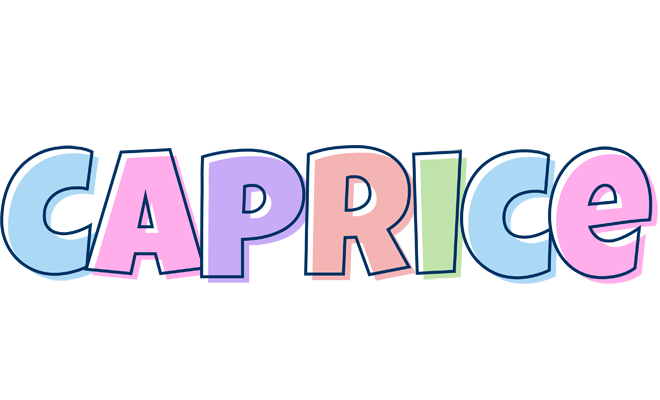 Caprice pastel logo