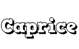 Caprice snowing logo