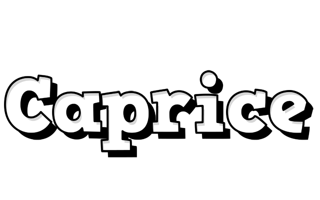 Caprice snowing logo