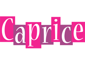 Caprice whine logo