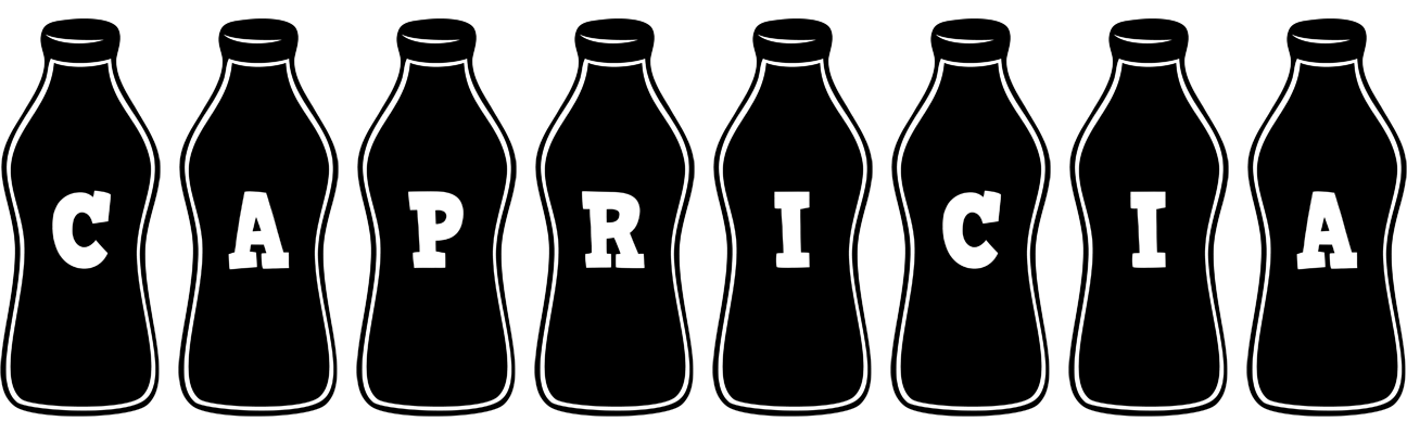 Capricia bottle logo