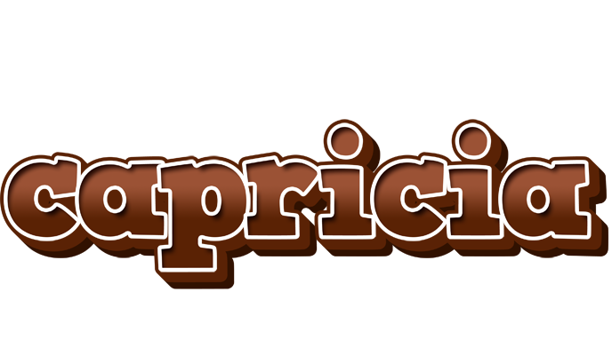 Capricia brownie logo