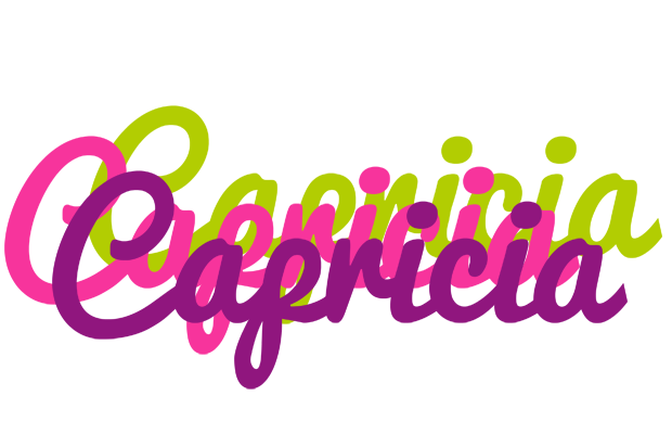 Capricia flowers logo